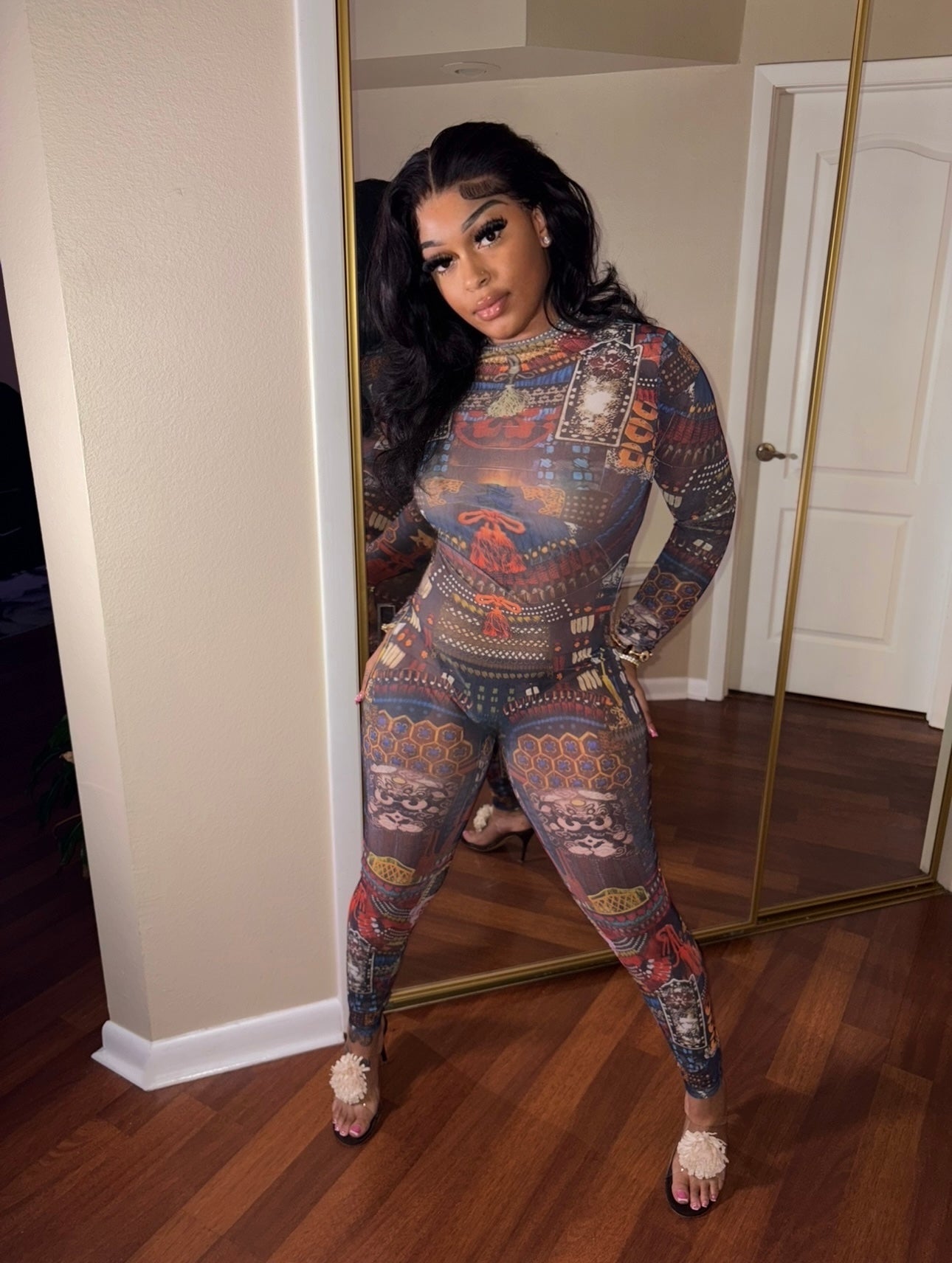 Mesh Jumpsuit