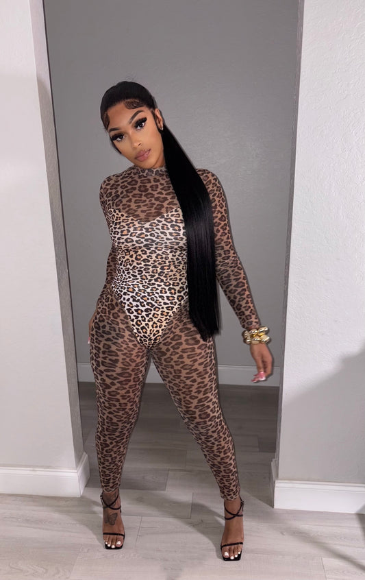 Leopard Jumpsuit