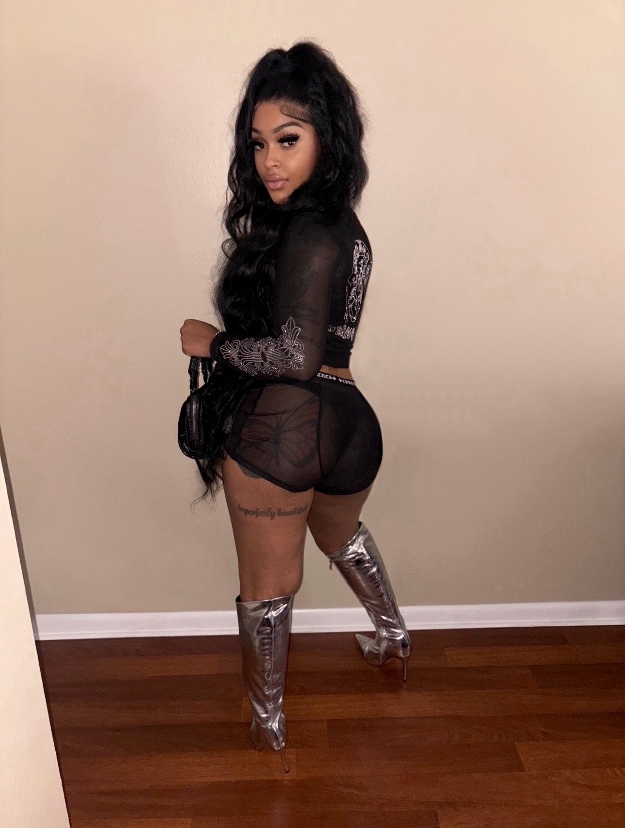 Blinged Out Mesh Set