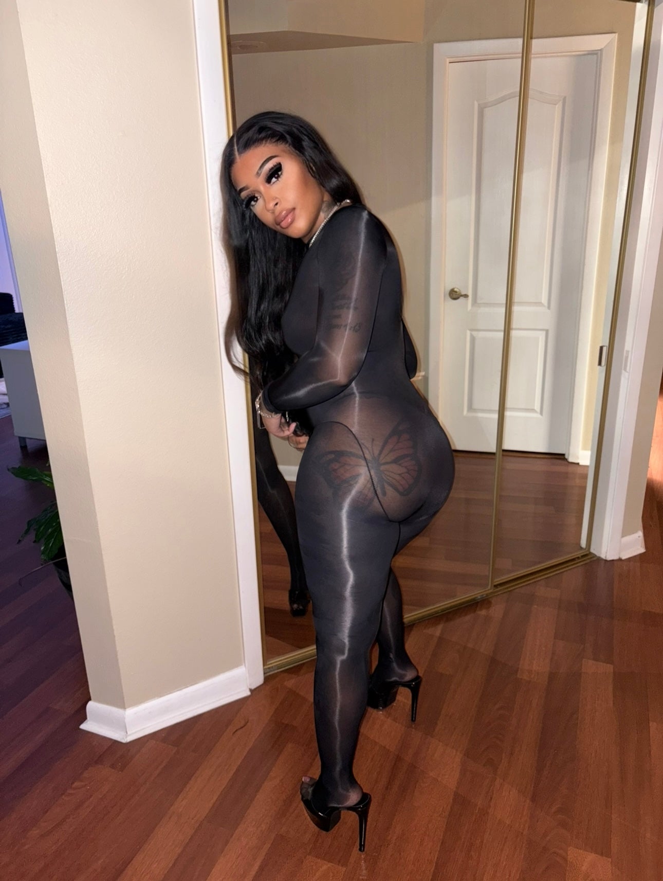 Sheer Bodystocking Bodysuit