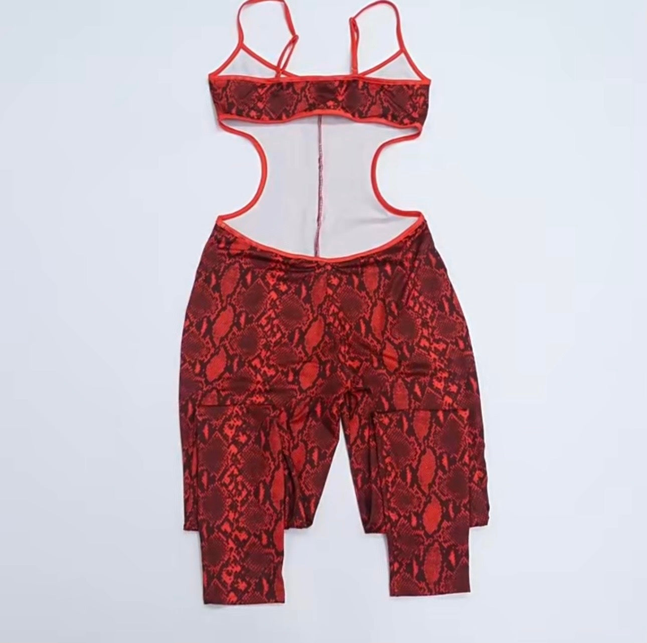 Snake Print Jumpsuit