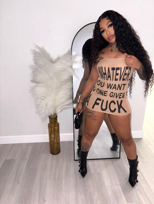 Whatever You Want Mini Dress